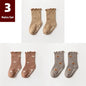 3 Pairs of Anti-Slip Childrens Socks - Kia Day Design