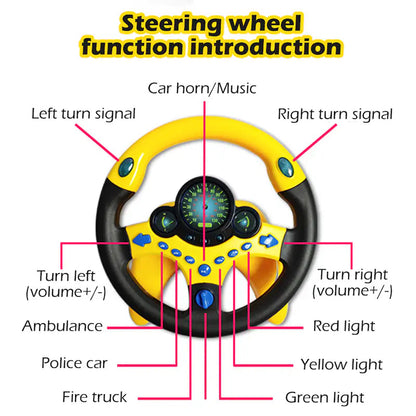 Childrens Simulation Steering Wheel - Kia Day Design
