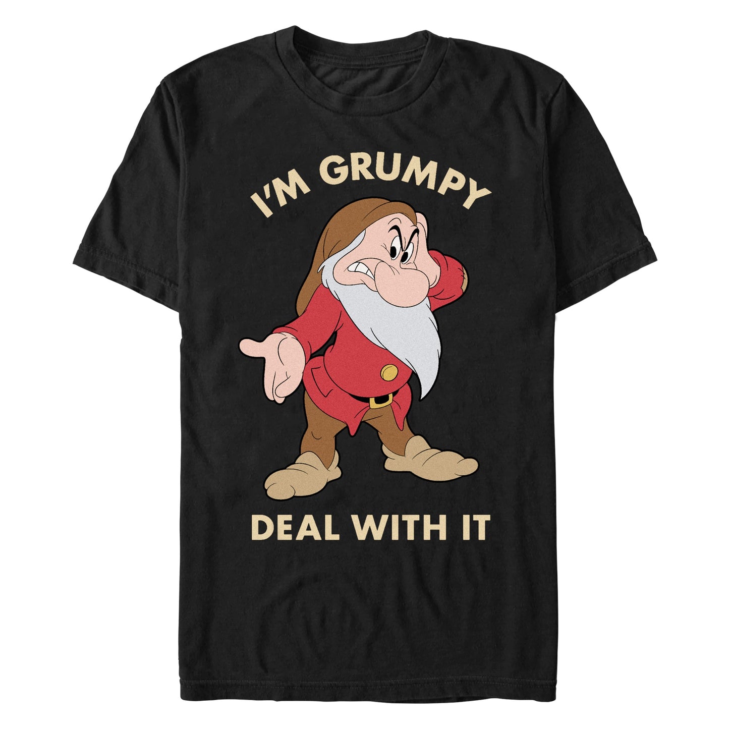 Men's Disney Grumpy Deal T-Shirt - - T-Shirt