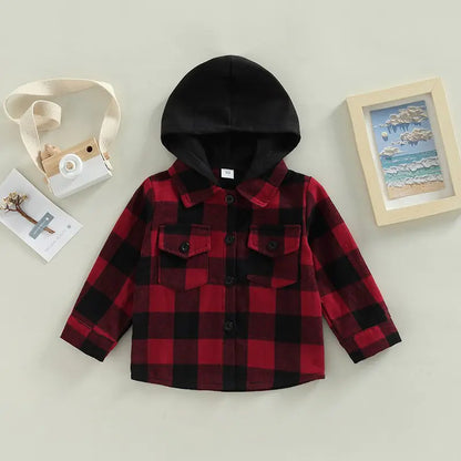 Autumn Kids Shirt Coats