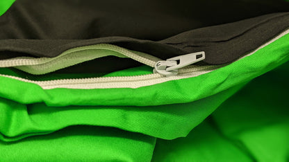 Tache Cotton Lime Green & Black Reversible Duvet Cover (DC32PC) - - Duvet Cover