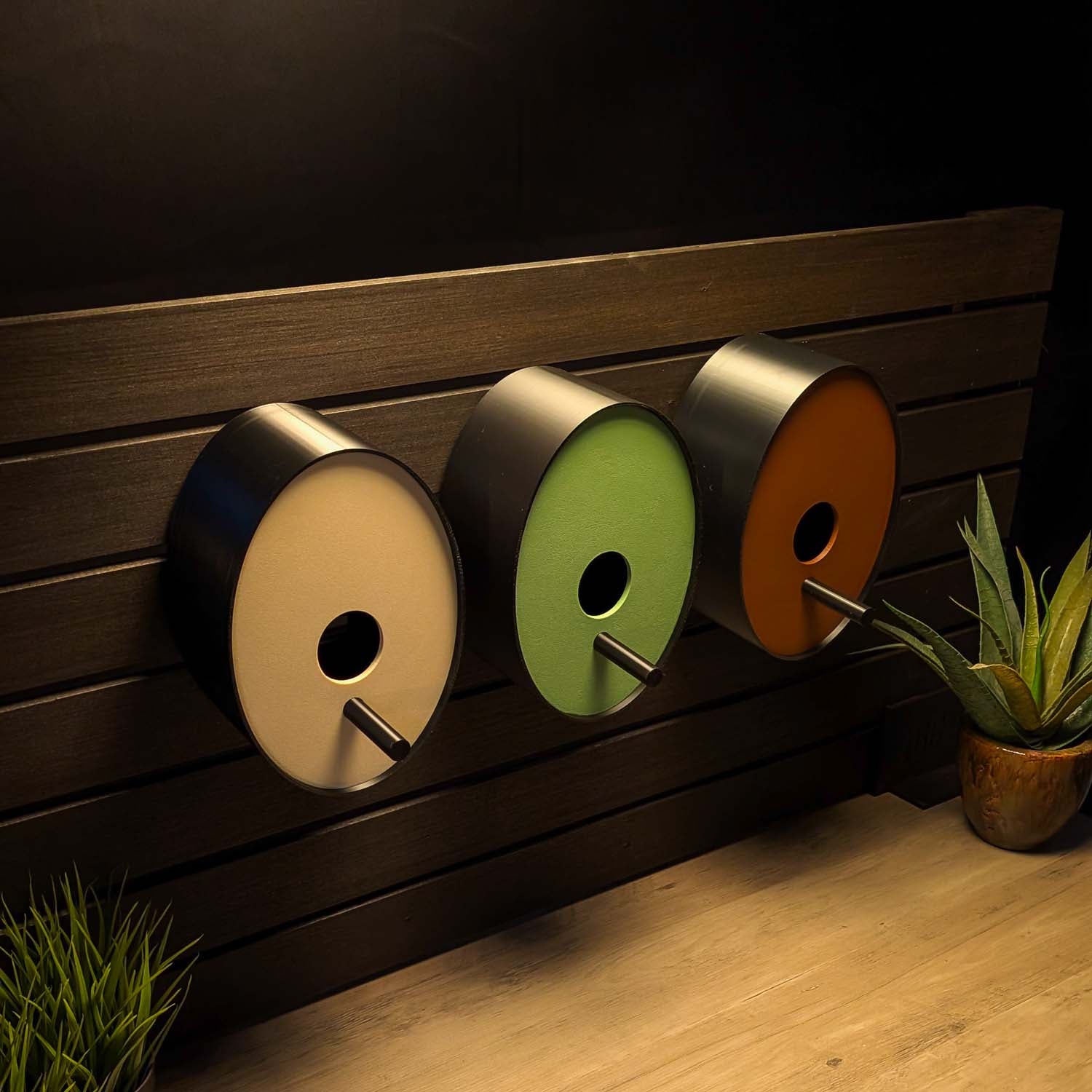 Modern Birdhouse | Ellipse Earth Tones- Active Doodie Gear­®- {{Product type}}