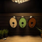 Modern Birdhouse Ellipse Earth Tones - 1.25" Hole (Small Birds) - Birdhouses