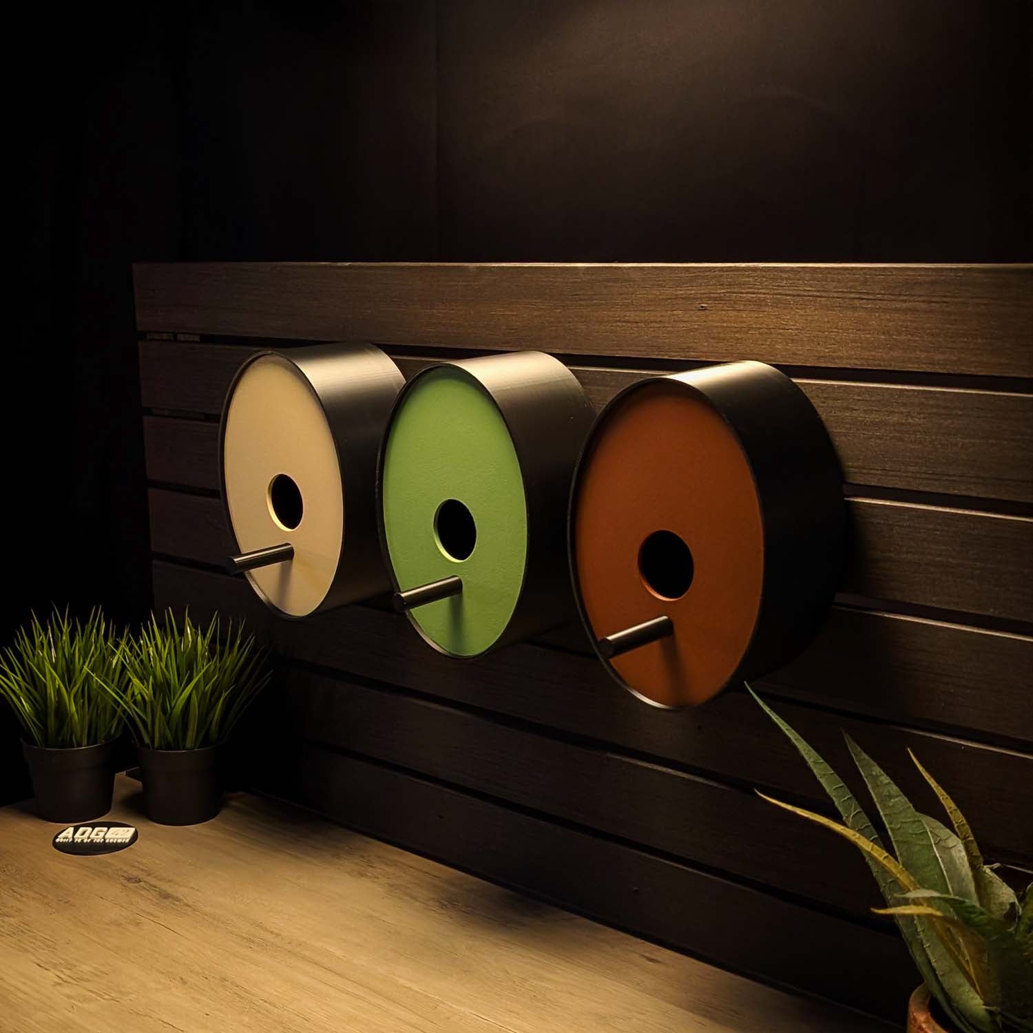 Modern Birdhouse | Ellipse Earth Tones- Active Doodie Gear­®- {{Product type}}