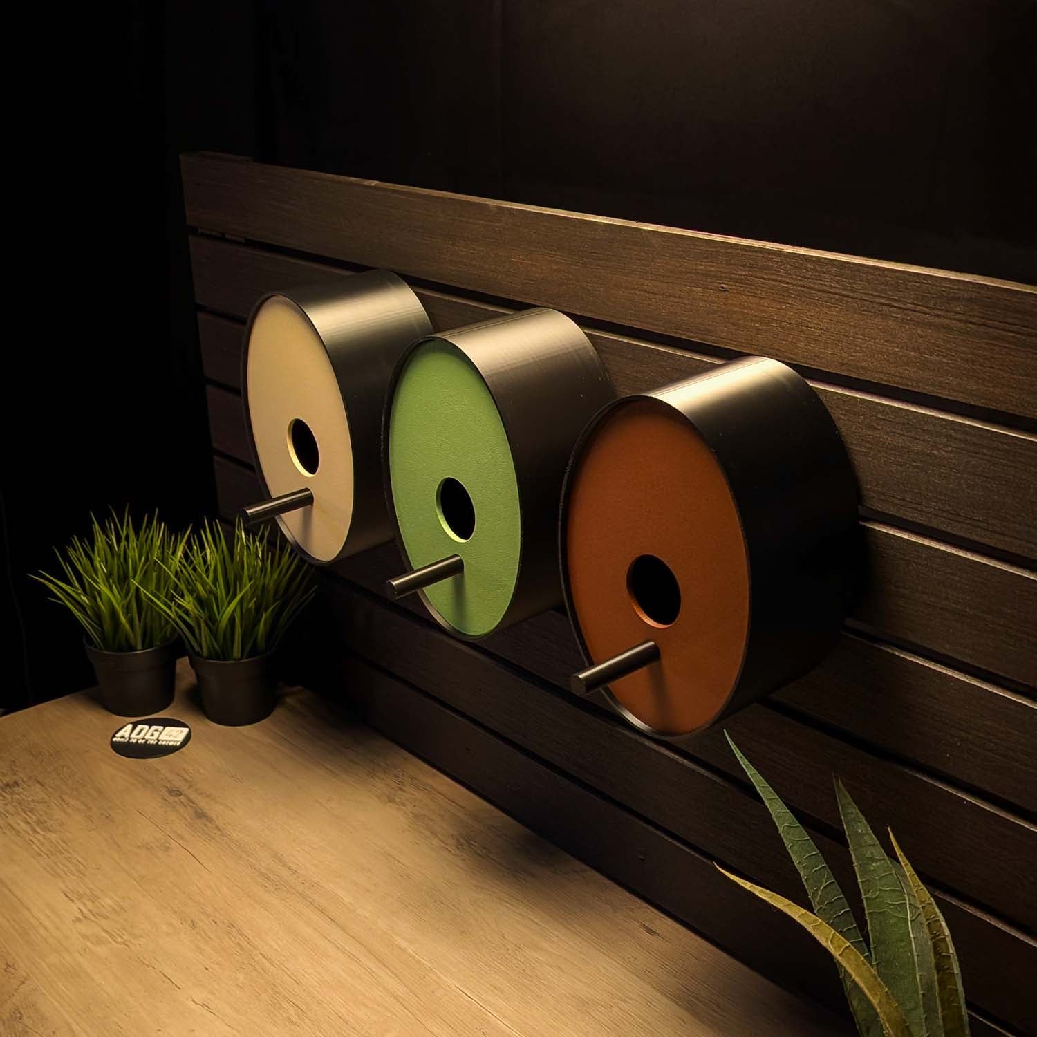 Modern Birdhouse | Ellipse Earth Tones- Active Doodie Gear­®- {{Product type}}