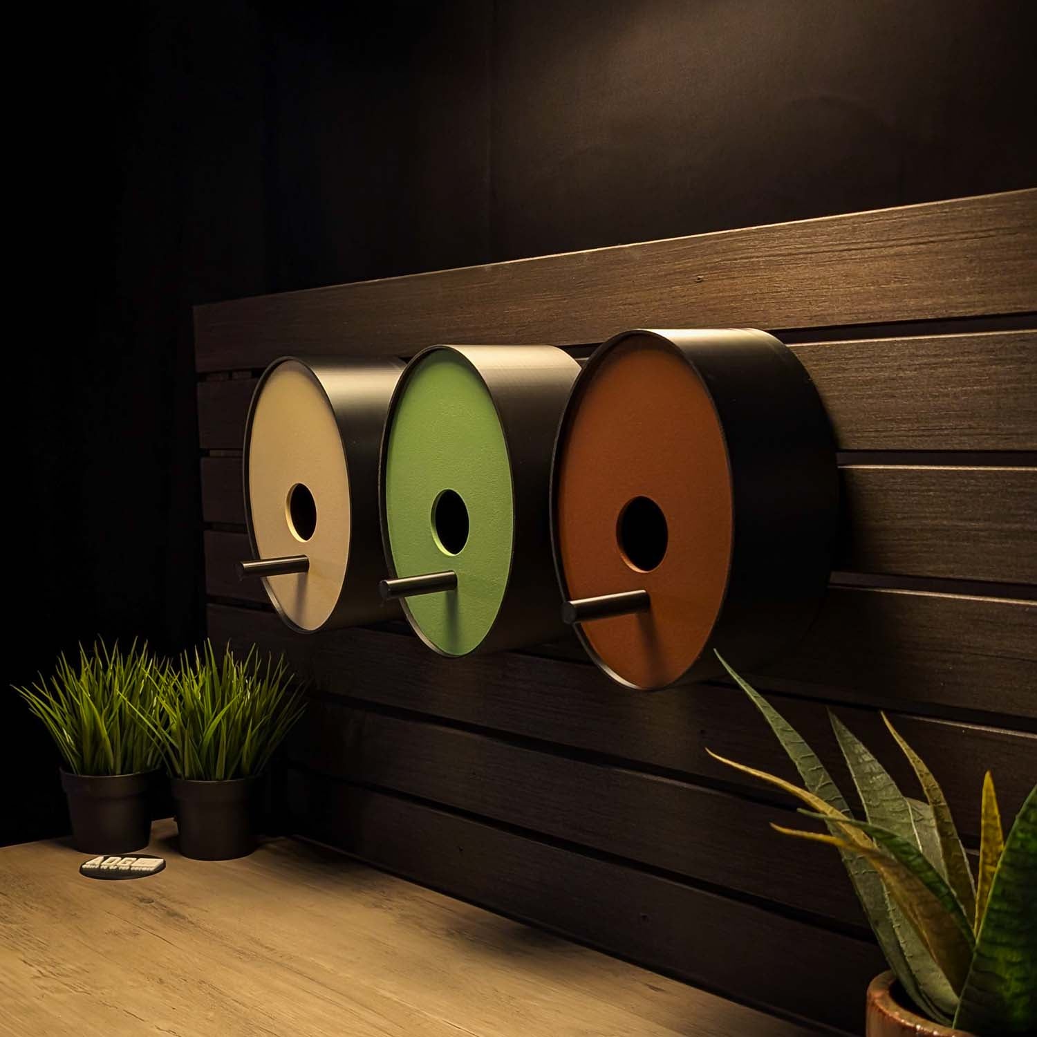 Modern Birdhouse | Ellipse Earth Tones- Active Doodie Gear­®- {{Product type}}