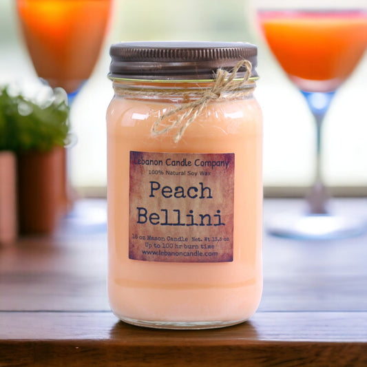 Peach Bellini Candle - - Candles & Melts