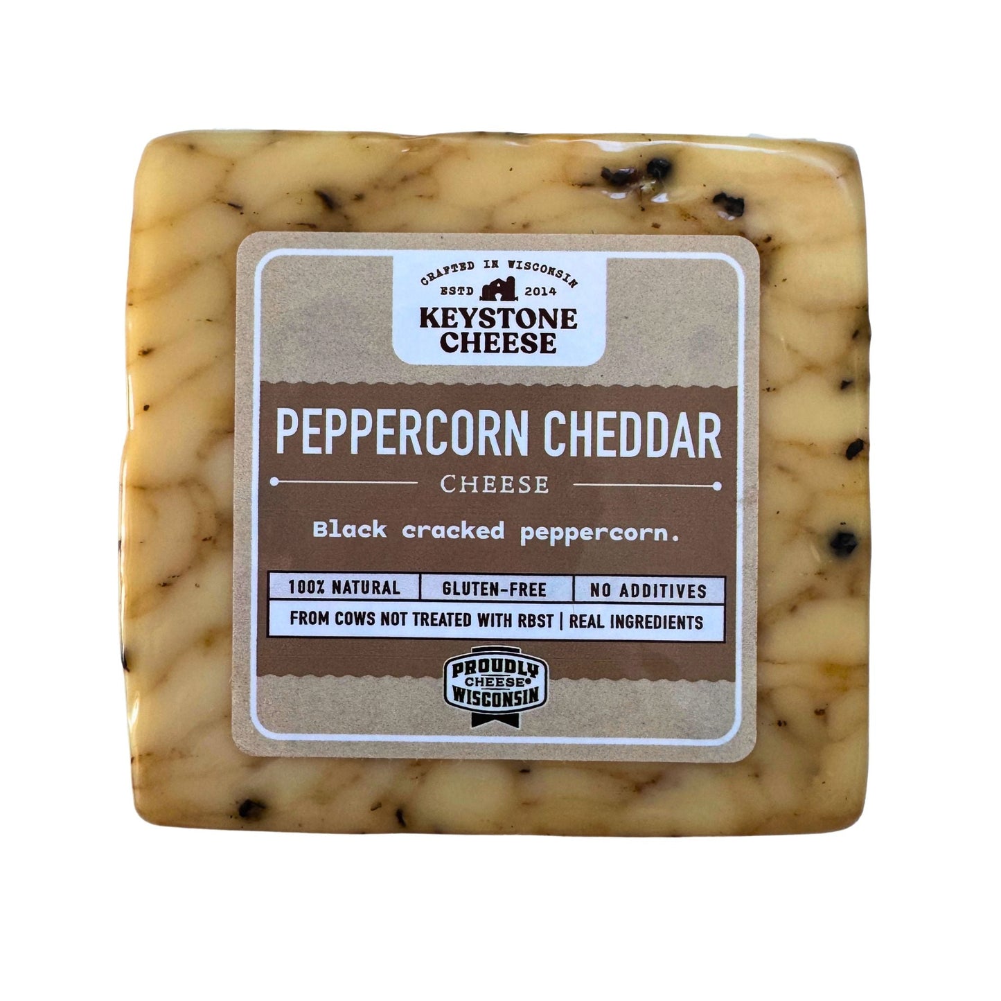 Peppercorn Cheddar- Keystone Cheese- {{Product type}}