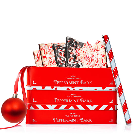 Chocolate Peppermint Bark Giftable Food Set of 3 - - food