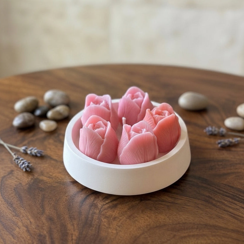 The Tulip Blossom Candle - - candles