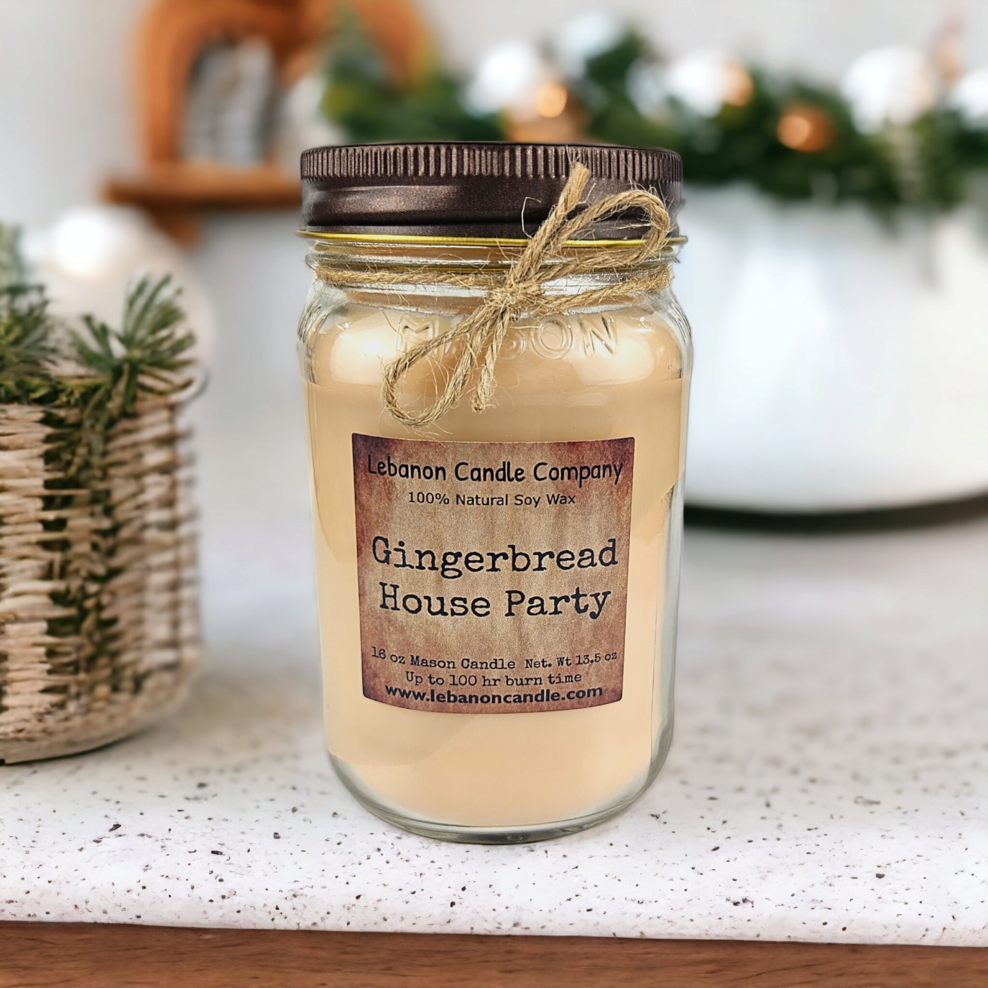 Gingerbread House Party Candle - - Candles & Melts