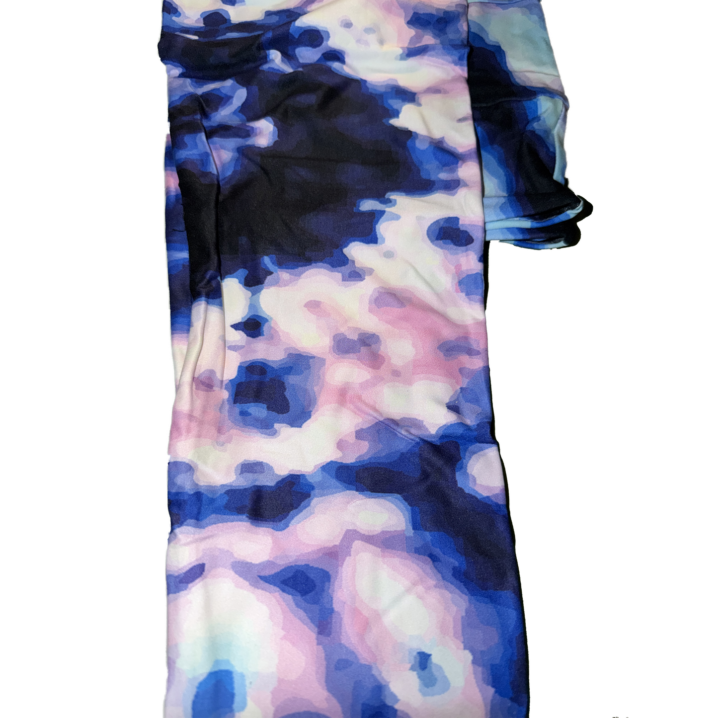 Purple Blue Passion Full Length Leggings with Pockets - - Apparel