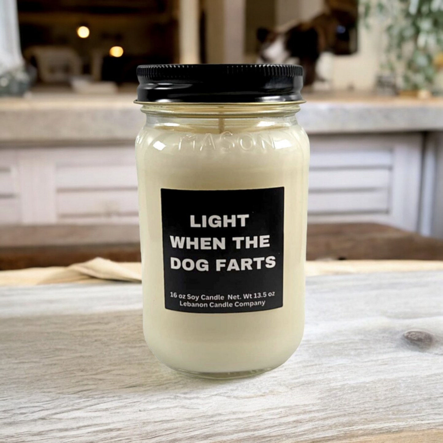 Light When The Dog Farts Funny Candle - - Candles & Melts