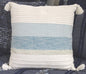 Elegant Large Throw Pillow 22" x 22" for Couch Handloom Woven - - Home Furnishings