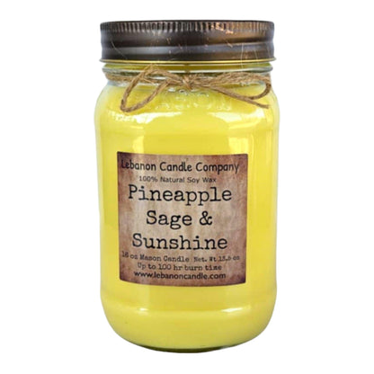 Pineapple Sage & Sunshine Candle - - Candles & Melts