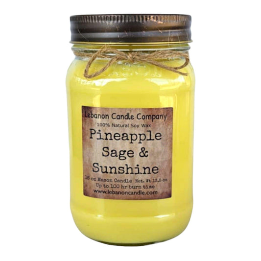 Pineapple Sage & Sunshine Candle - - Candles & Melts