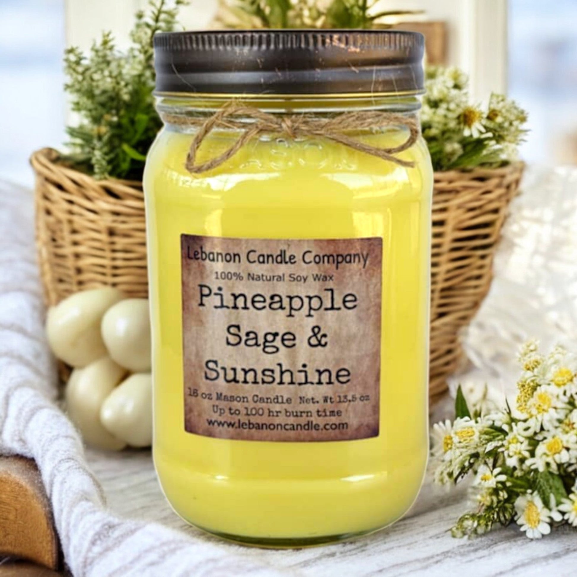 Pineapple Sage & Sunshine Candle - - Candles & Melts
