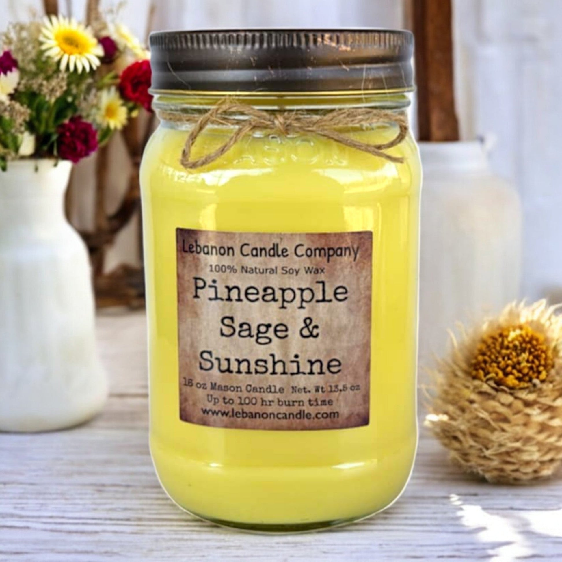 Pineapple Sage & Sunshine Candle - - Candles & Melts