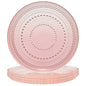 Blush Glass Plate, Set of 4 - - Plate