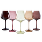 Love Stemmed Wine Glassware, Set of 6 - Terracotta - Stemmed
