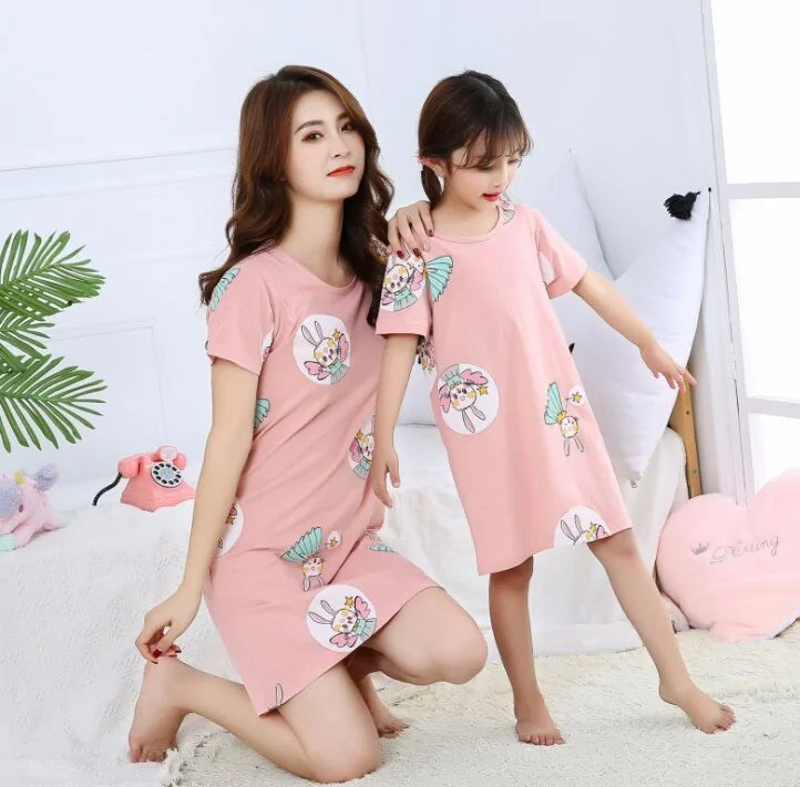 Summer Girls Nightgown Pajamas - Kia Day Design