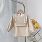 Cute Baby Bibs Toddler Long Sleeve Apron Kia Day Design