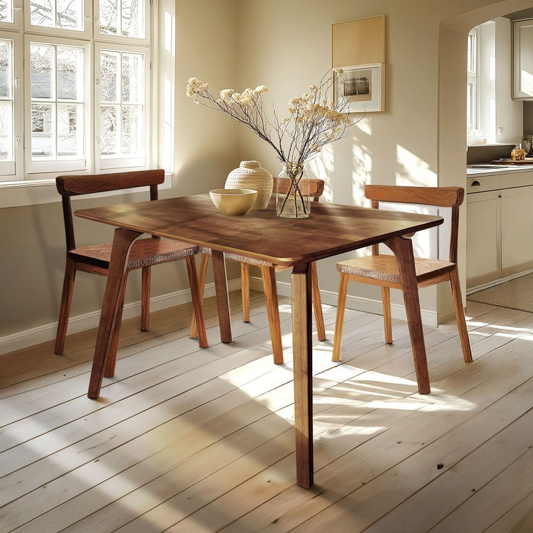 Acacia Verve 48" Solid Wood Dining Table - Ideal Kitchen Table for 4 - - Table