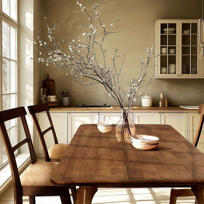 Acacia Verve 48" Solid Wood Dining Table - Ideal Kitchen Table for 4 - - Table