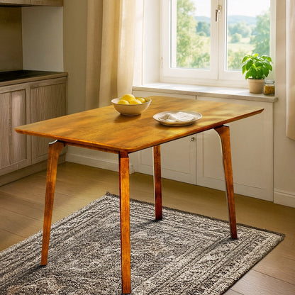 Acacia Verve 48" Solid Wood Dining Table - Ideal Kitchen Table for 4 - - Table