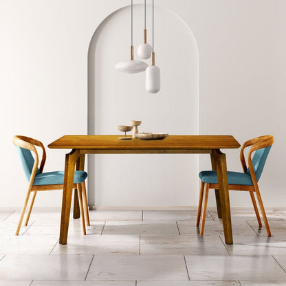 Acacia Verve 48" Solid Wood Dining Table - Ideal Kitchen Table for 4 - - Table