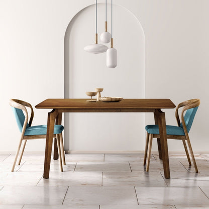 Acacia Verve 48" Solid Wood Dining Table - Ideal Kitchen Table for 4 - - Table