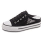Women's Thick-Soled Breathable Canvas Sneakers - Kia Day Design