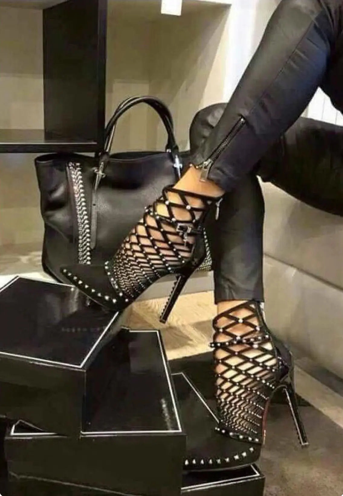 Fall Women's Studded Ankle Boots & Heels