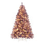 Pre-Lit Tinsel Christmas Tree Artificial Xmas Tree with Lush Branch Tips and Warm White LED Lights - 6ft -