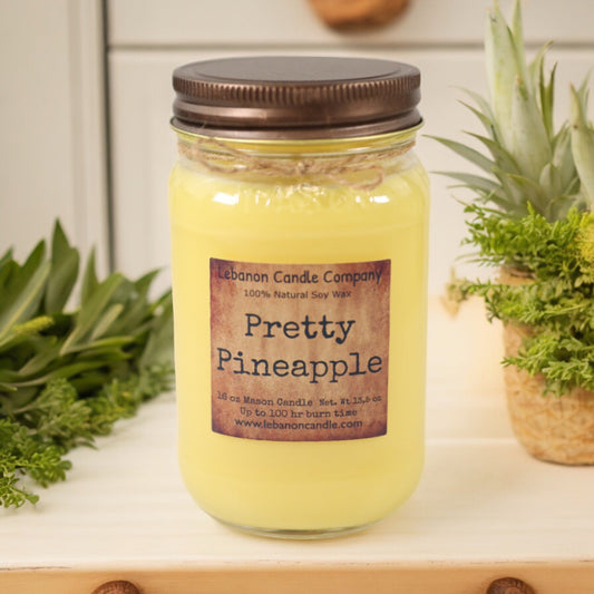 Pretty Pineapple Candle - - Candles & Melts