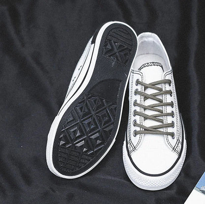 Low-Top Canvas Sneakers - Kia Day Design