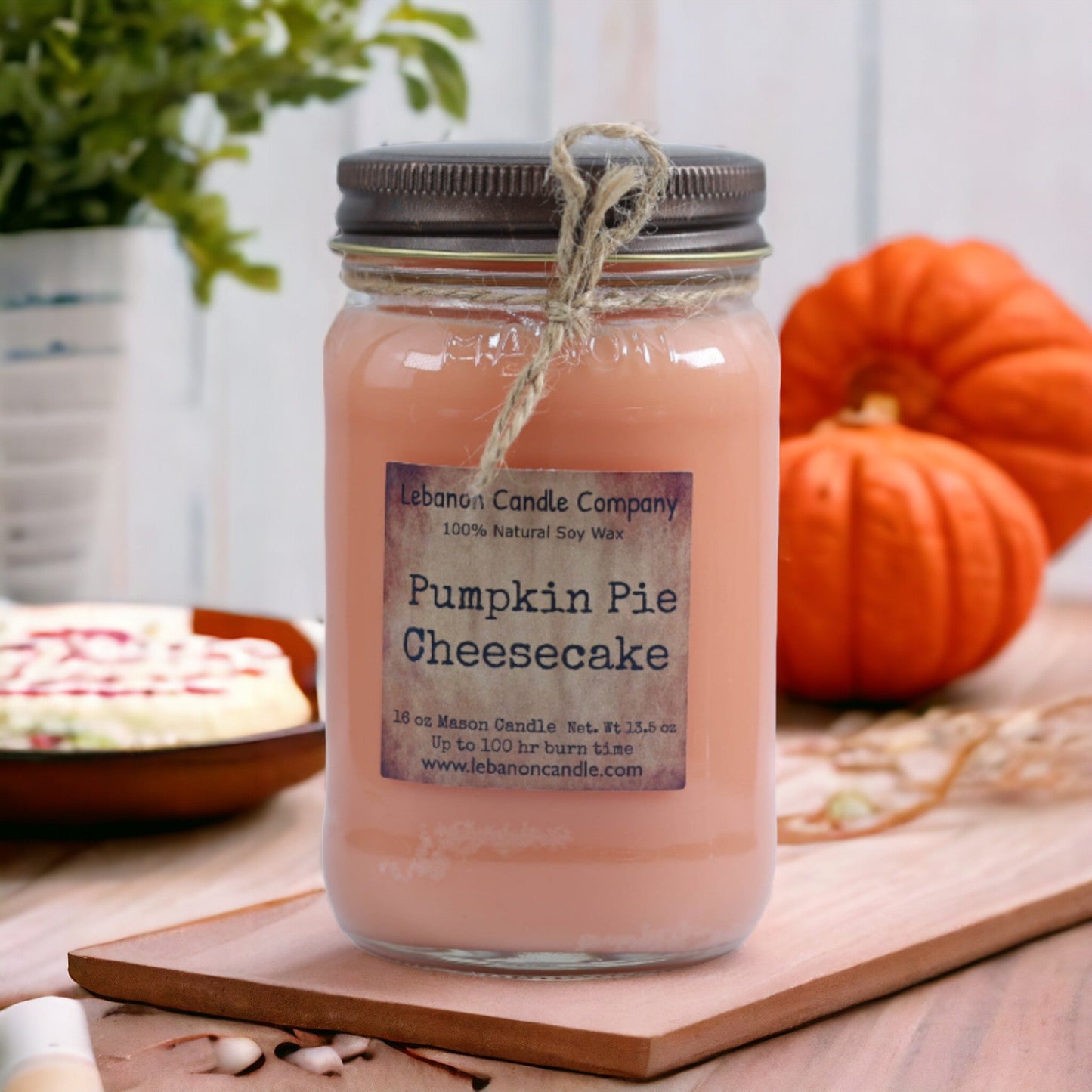 Pumpkin Pie Cheesecake Candle - - Candles & Melts