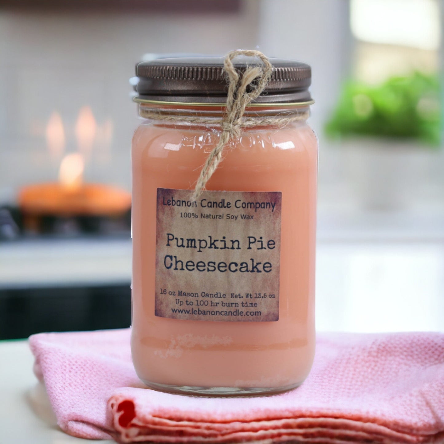 Pumpkin Pie Cheesecake Candle - - Candles & Melts