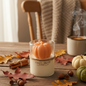 Pumpkin Candle in Glass Jar | Handcrafted Soy Wax - Pumpkin - candles