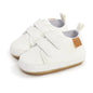 Multicolor Retro Leather Shoes Baby White 7-12 Months