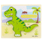 Wooden 3D Montessori Dinosaur Jigsaw Puzzles Tyrannosaurus