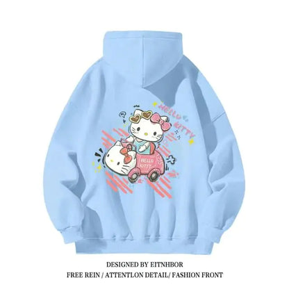 Hello Kitty Sanrio Hoodies for Boys and Girls, Y2K Style