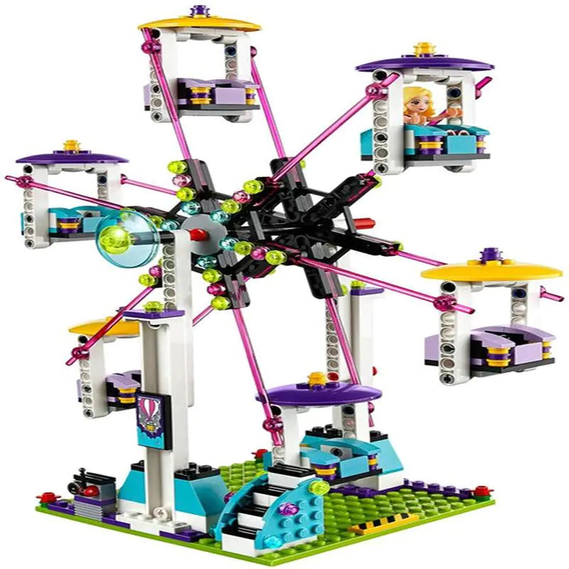 Amusement Park Large Roller Coaster Building Blocks - Kia Day Design
