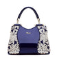 Womens Designer Leather Handbags Blue