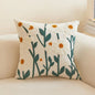 Floral Embroidered Pillow - Kia Day Design