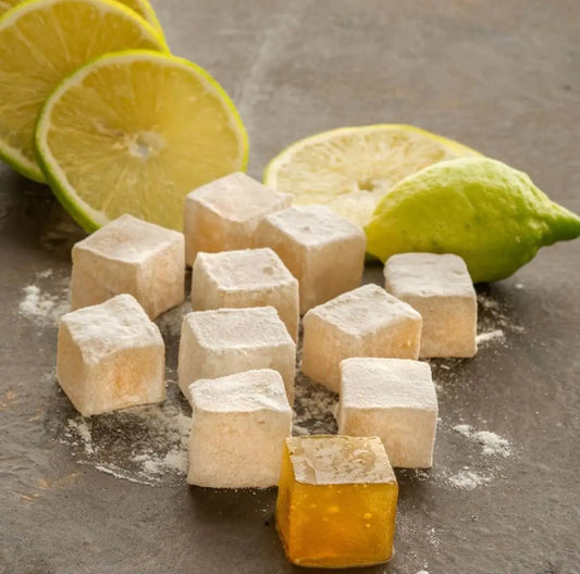 Hacı Bekir Turkish Delight with Rose Orange Mint and Lemon 500 g - Kia Day Design