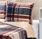 Merinos Allday Double Bedspread Set Boris Navy Blue Kia Day Design