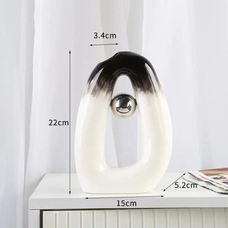 Decorative Shaped Ceramic Vases - Kia Day Design