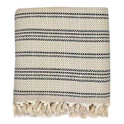 Woven Stripe Turkish Throw Kia Day Design