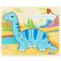 Wooden 3D Montessori Dinosaur Jigsaw Puzzles Brachiosaurus